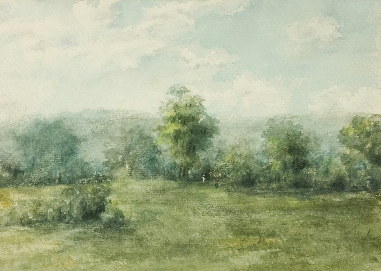 A magia de transformar paisagens em aquarelas